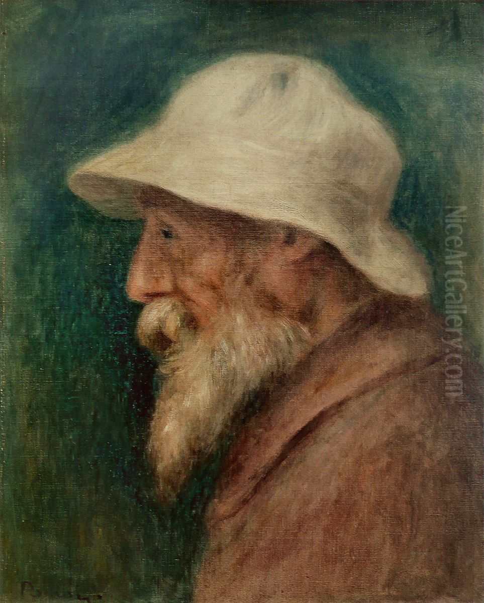 Self-portrait Oil Painting by Pierre Auguste Renoir