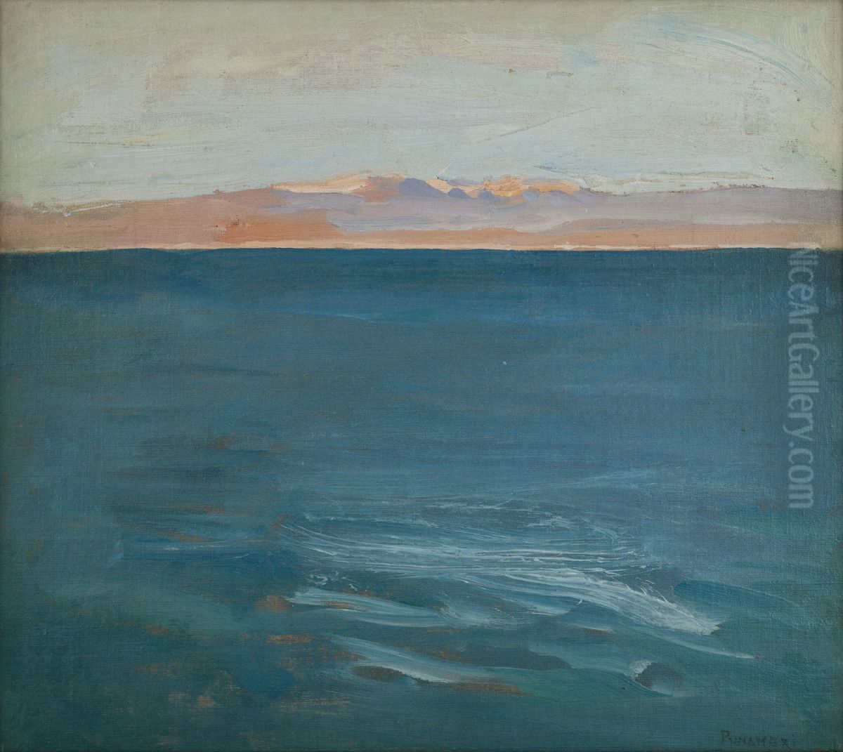 Red Sea, Suez Oil Painting by Akseli Valdemar Gallen-Kallela