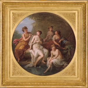 Diana and her nymphs bathing