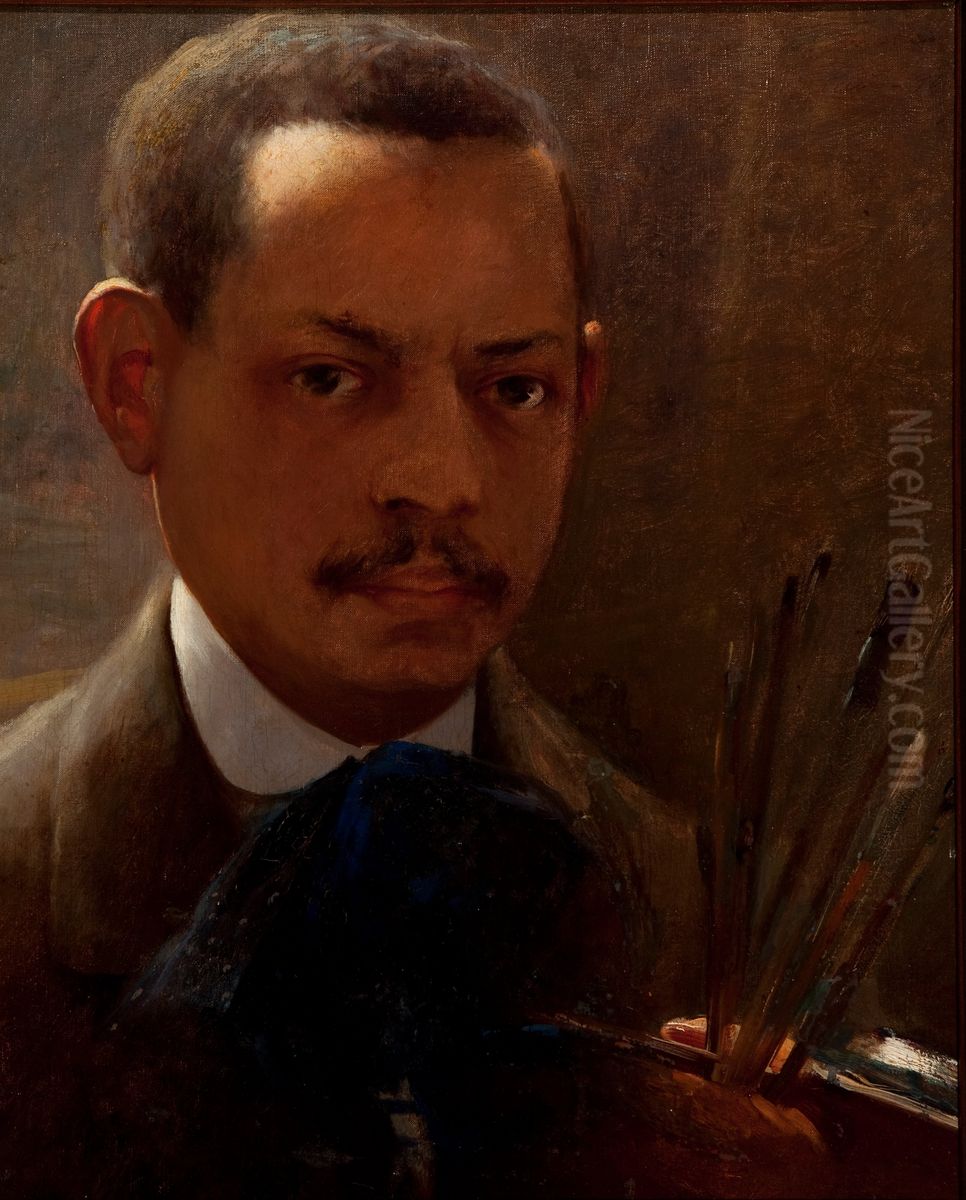 Self-Portrait Oil Painting by Artur Timoteo da Costa