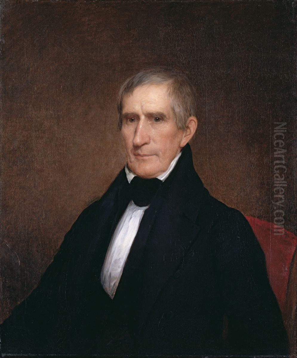 William Henry Harrison Oil Painting by Albert Gallatin Hoit