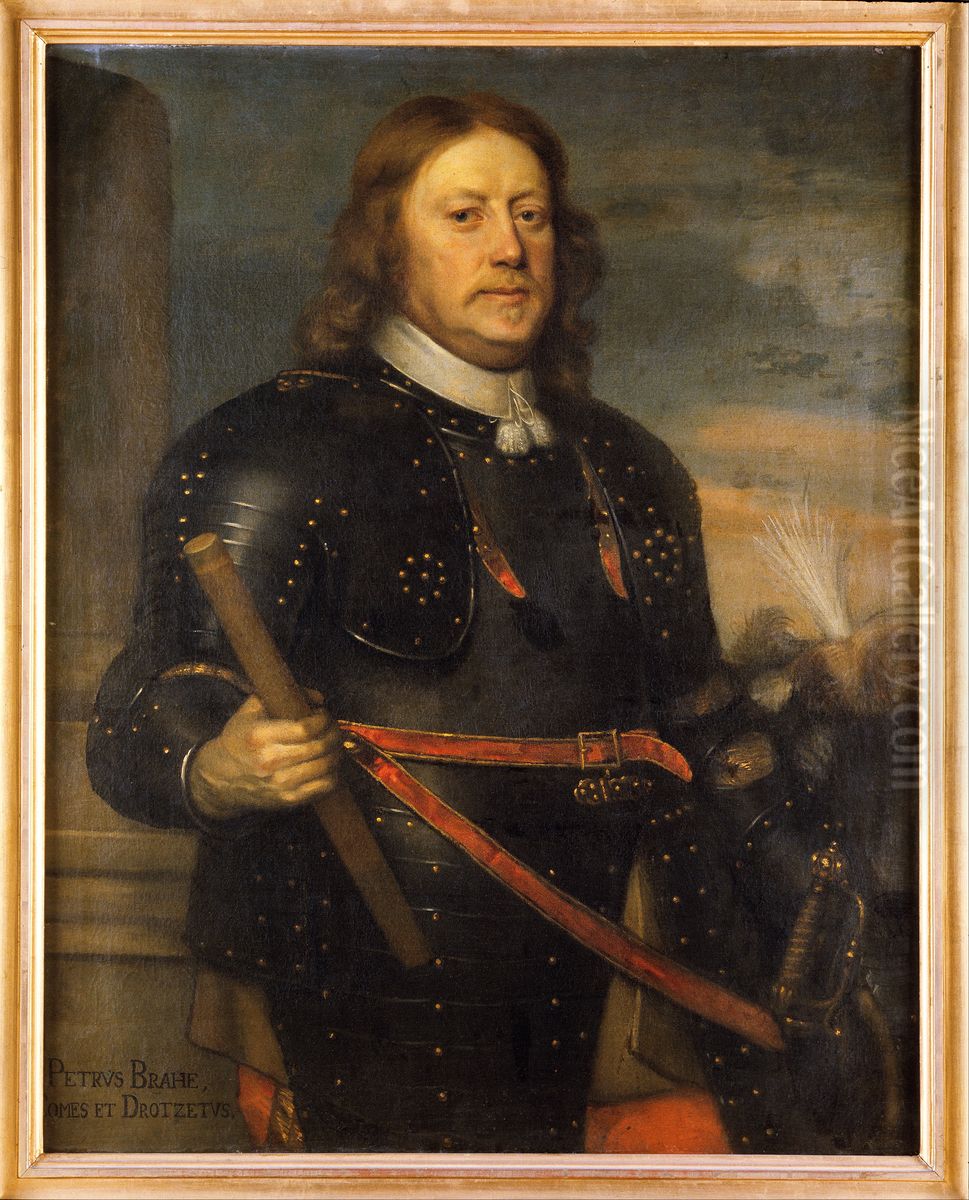 Per Brahe the Younger (1602 - 80) Oil Painting by David Beck