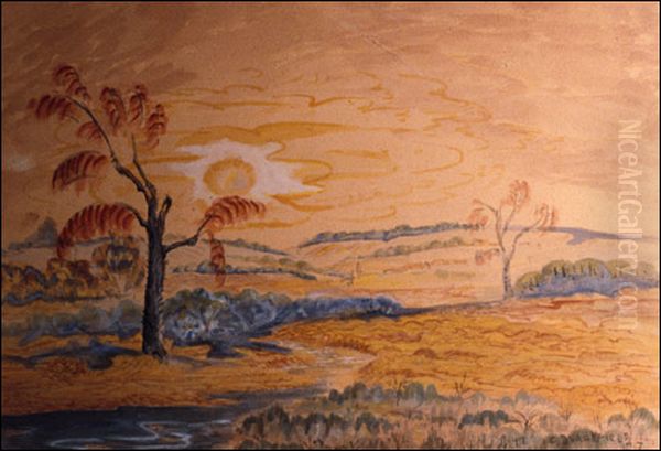 Summer Morning Oil Painting by Charles E. Burchfield