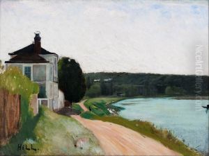 Villa at Seine, Bois-le Roi. Fontainebleau