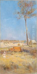 Under a southern sun (Timber splitter's camp)