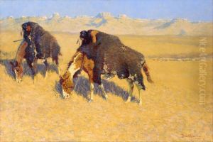 Indians Simulating Buffalo