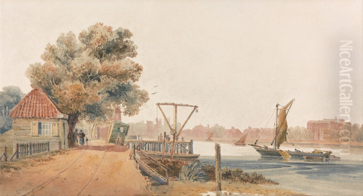 Millbank Oil Painting by David Cox