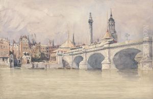 The Opening of the New London Bridge