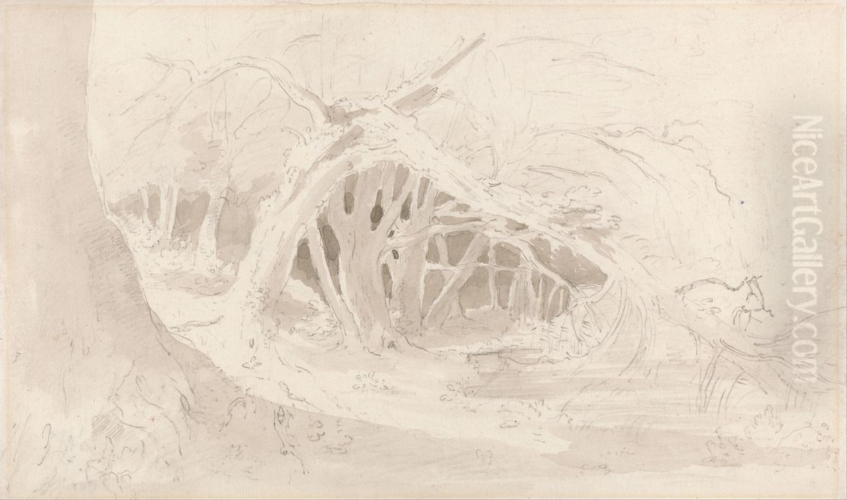 The Silent Pool Oil Painting by John Constable