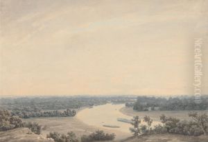 The Thames from Richmond Hill Looking Southwest