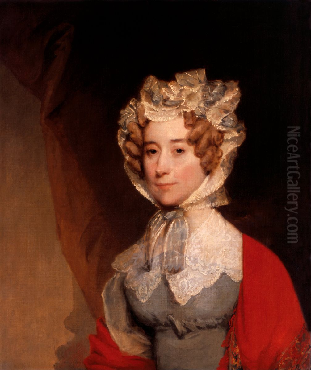 Louisa Catherine Johnson Adams (Mrs. John Quincy Adams) Oil Painting by Gilbert Stuart