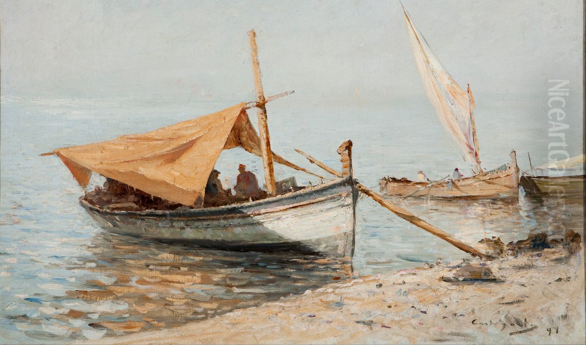 Afternoon in Toulon Oil Painting by Giovanni Battista Castagneto