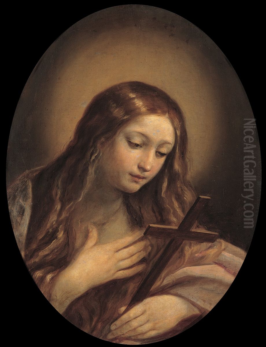 Penitent Magdalene Oil Painting by Guido Reni
