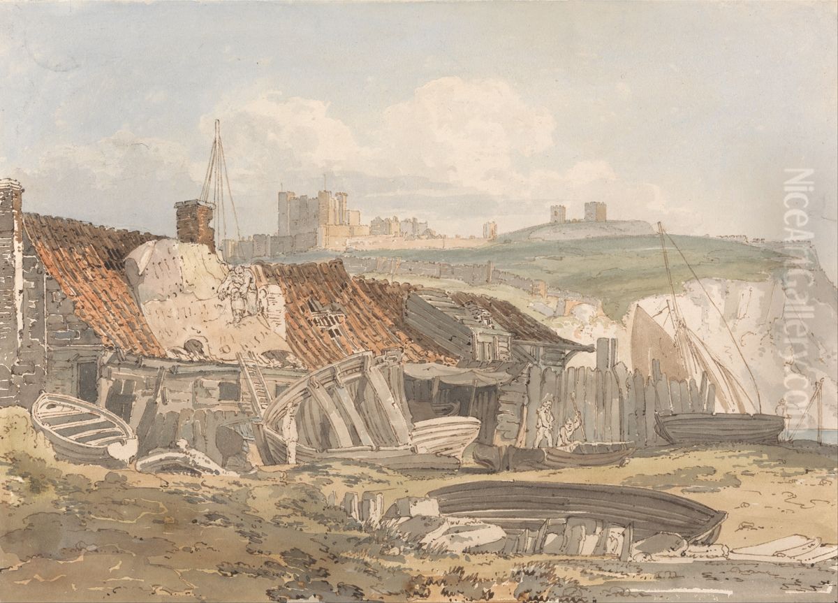 Dover Oil Painting by Thomas Girtin