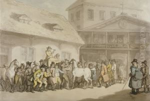 A Horse Sale in Hopkins's Repository, Barbican
