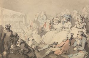 An Audience Watching a Play at Drury Lane Theatre
