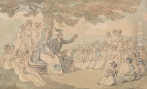 Dr. Syntax Visits a Boarding School for Young Ladies