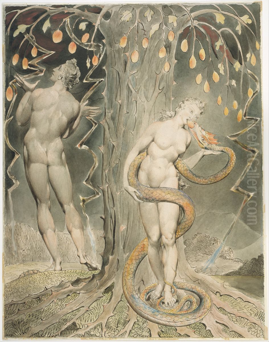 The Temptation and Fall of Eve (Illustration to Milton's 