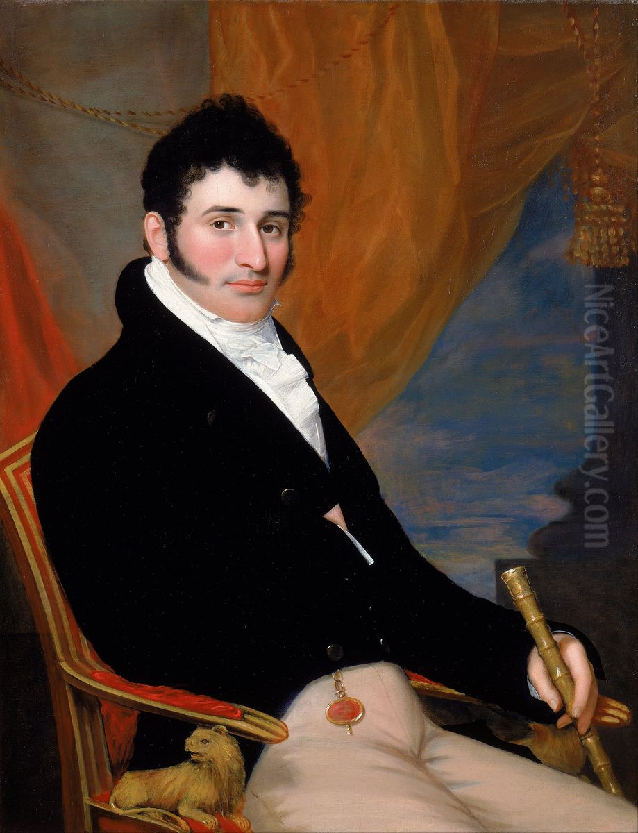 Portrait of Solomon Isaacs Oil Painting by John Wesley Jarvis
