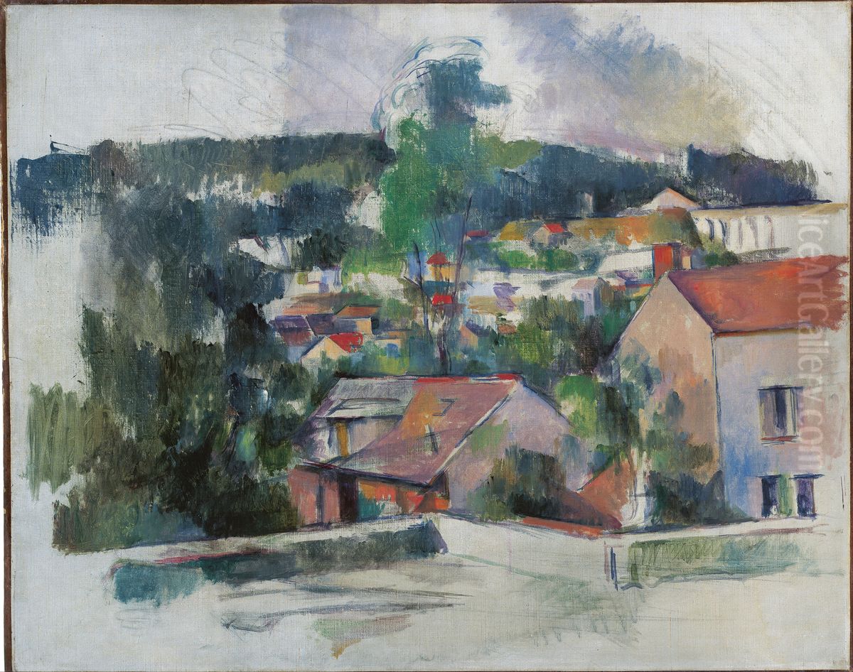Landscape Oil Painting by Paul Cezanne