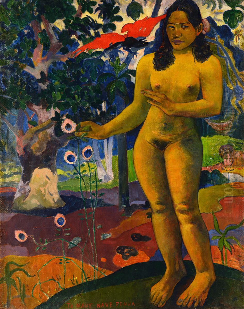 The Delightful Land Oil Painting by Paul Gauguin