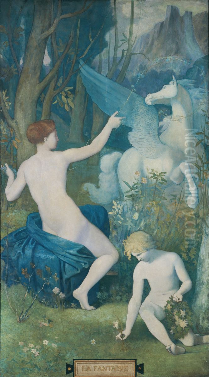 Fantasy Oil Painting by Pierre Puvis de Chavannes