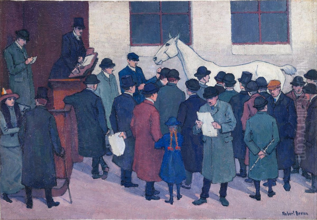 Under the Hammer Oil Painting by Robert Bevan