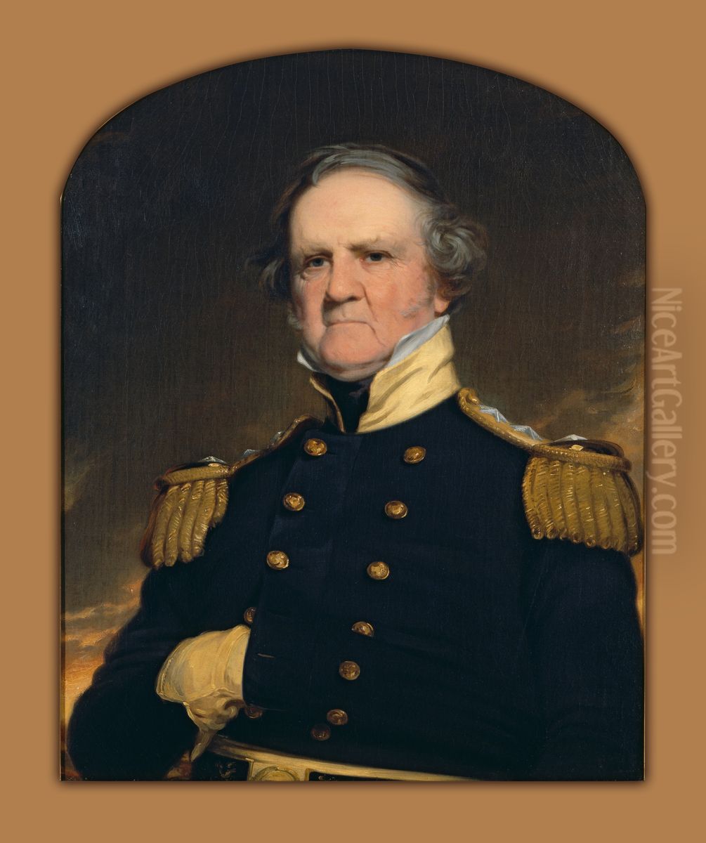 Winfield Scott Oil Painting by Robert Walter Weir