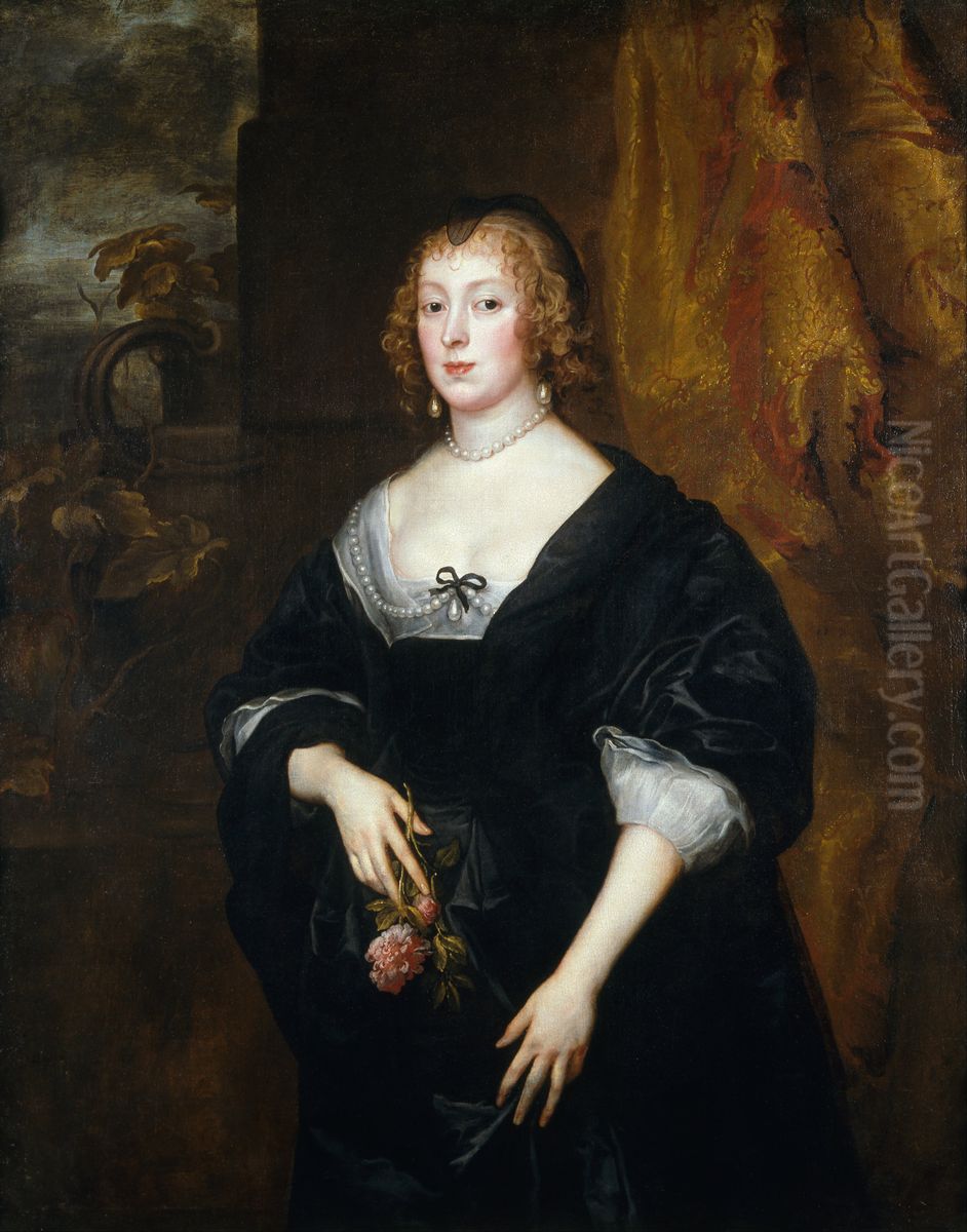 Lady Dacre Oil Painting by Sir Anthony Van Dyck