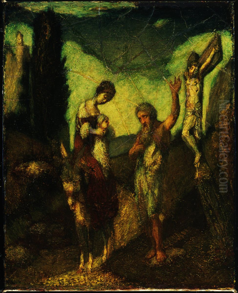 The Story of the Cross Oil Painting by Albert Pinkham Ryder