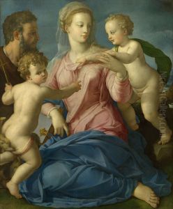 The Holy Family with the Infant Saint John the Baptist (Madonna Stroganoff)