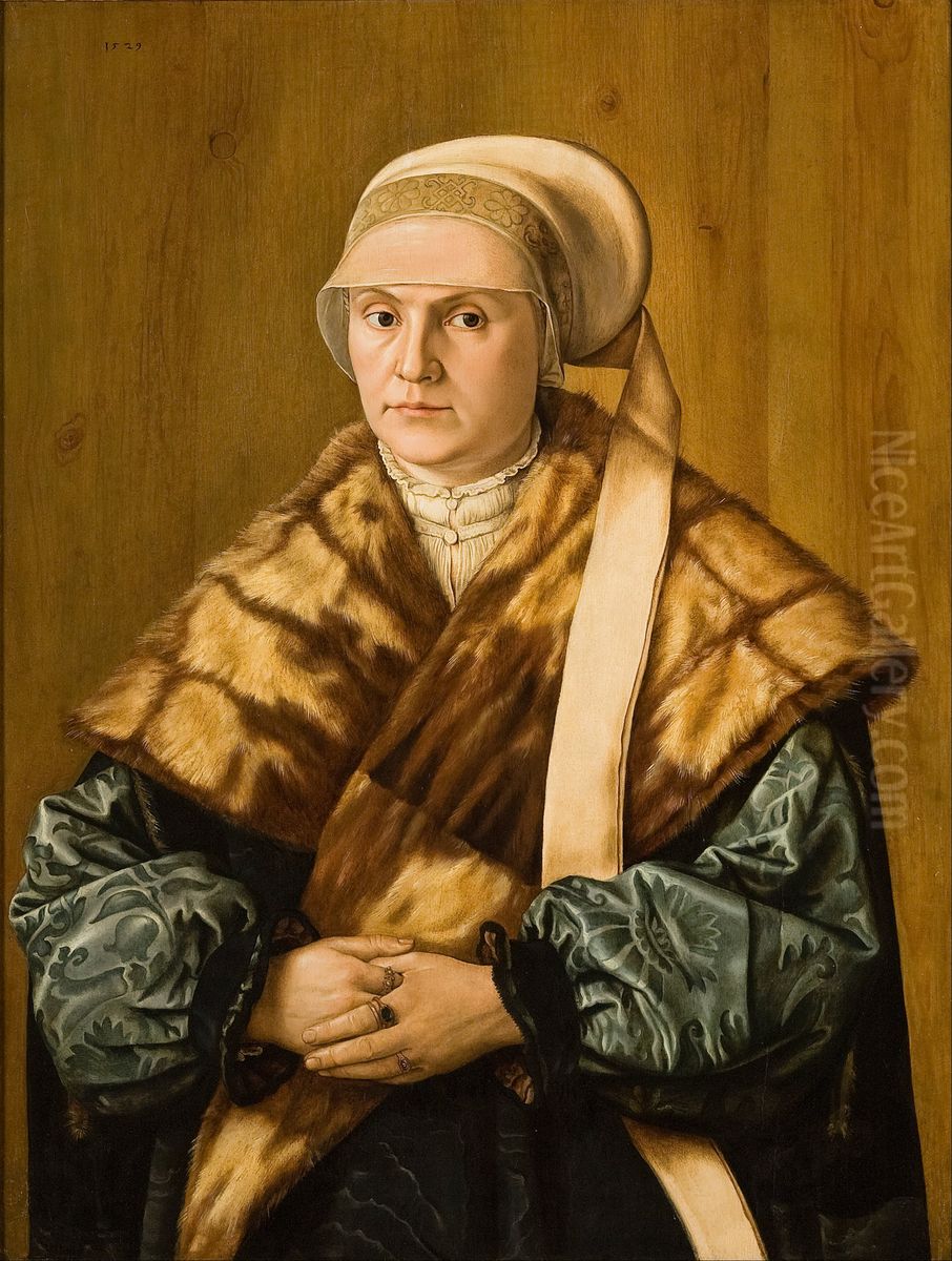 Portrait of a Woman Oil Painting by Barthel Beham