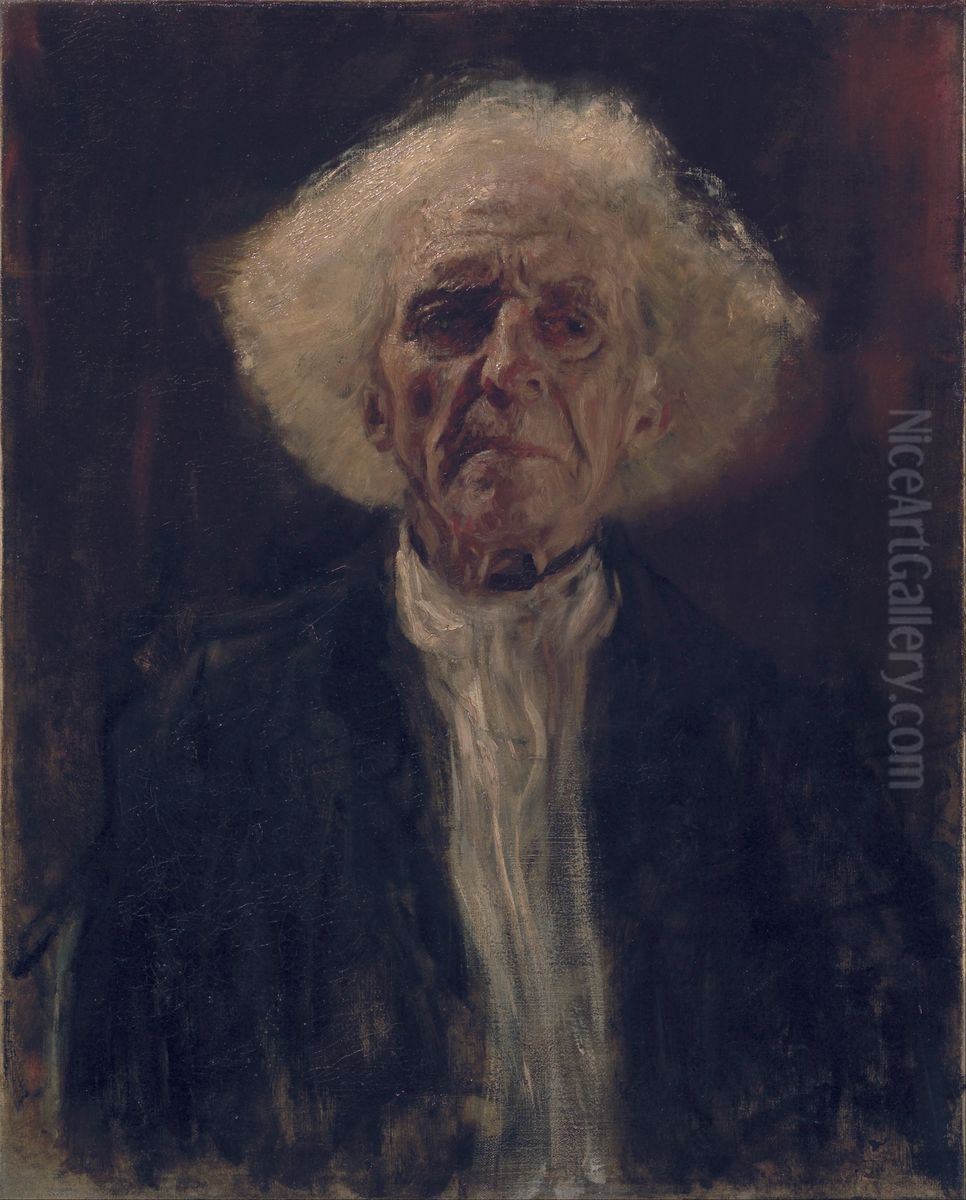 Blind Man Oil Painting by Gustav Klimt