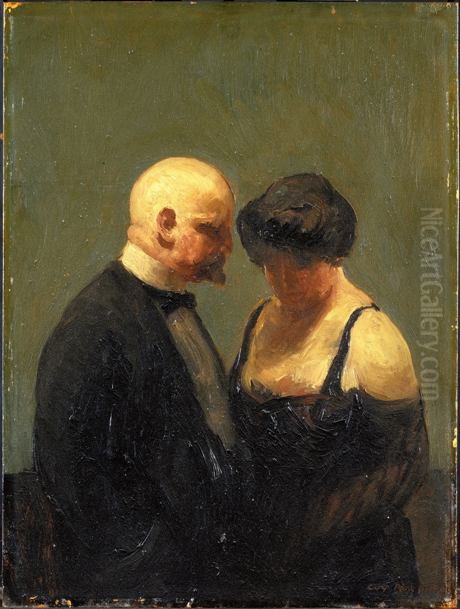 The Confidence Man Oil Painting by Guy Pene Du Bois