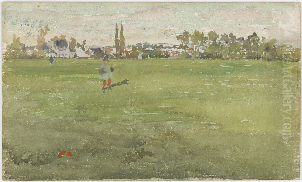 Beaulieu, Touraine Oil Painting by James McNeill Whistler