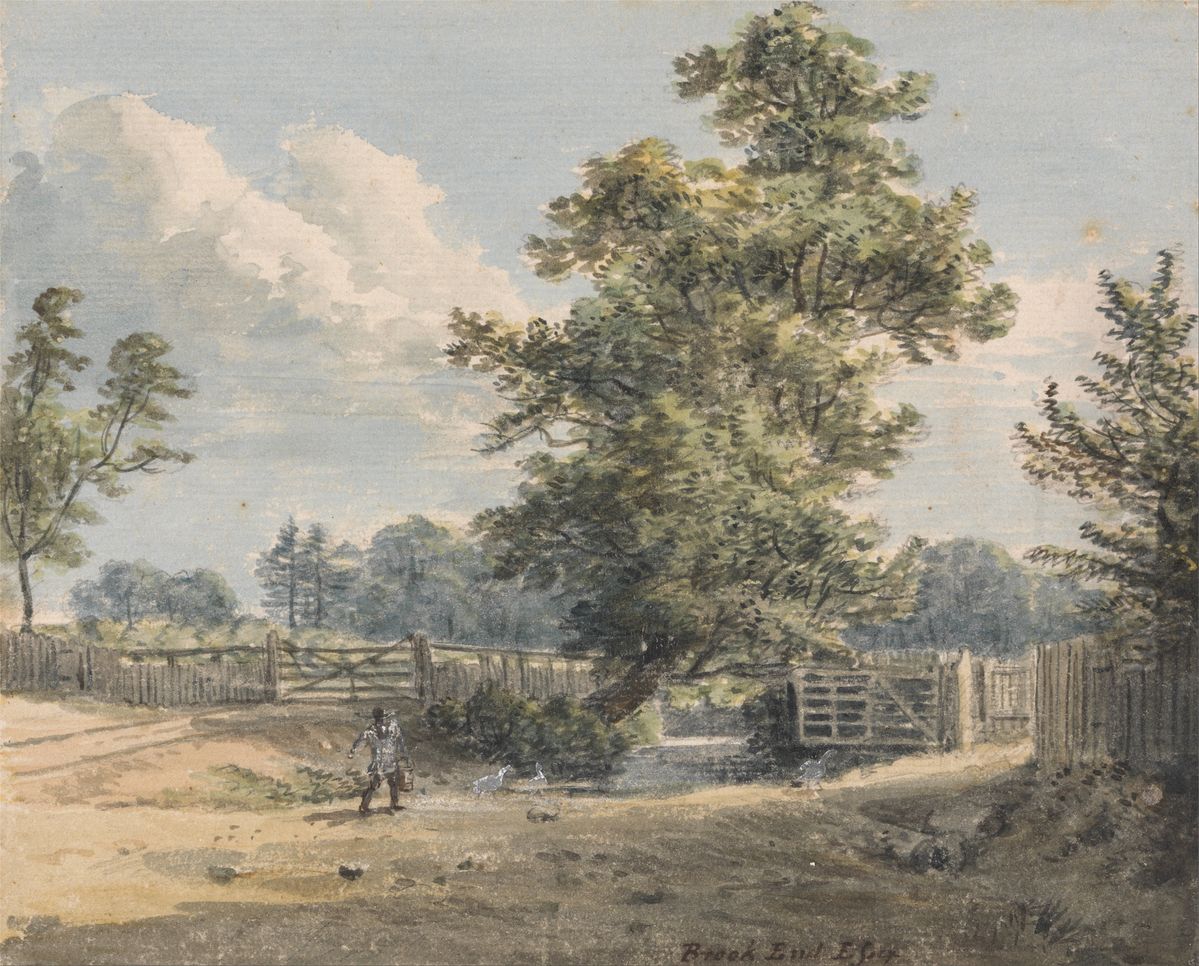 Brook End, Essex Oil Painting by Paul Sandby