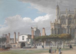 St. George's Chapel, Windsor, and the Entrance to the Singing Men's Cloister
