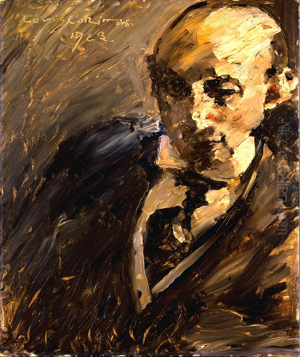 Portrait of Alfred Kuhn Oil Painting by Lovis (Franz Heinrich Louis) Corinth