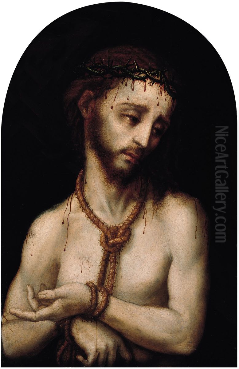 Ecce Homo Oil Painting by Luis de Morales