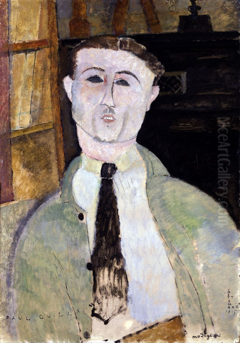 Paul Guillaume. Oil Painting by Amedeo Modigliani