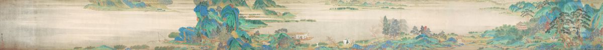 Saying Farewell at Xunyang Oil Painting by Qiu Ying