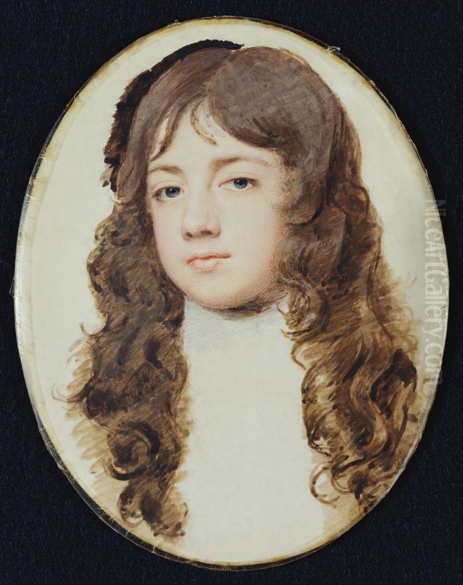 James Scott, Duke of Monmouth and Buccleuch (1649-85) Oil Painting by Samuel Cooper