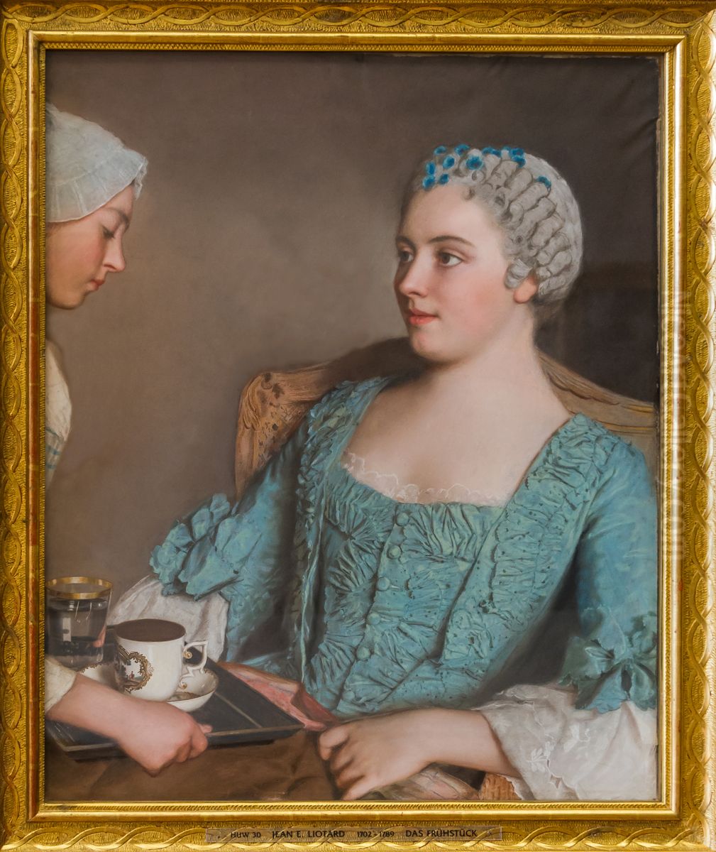 la Prima Collazione Oil Painting by Jean-Etienne Liotard la Prima Collazione Oil Painting by Jean-Etienne Liotard