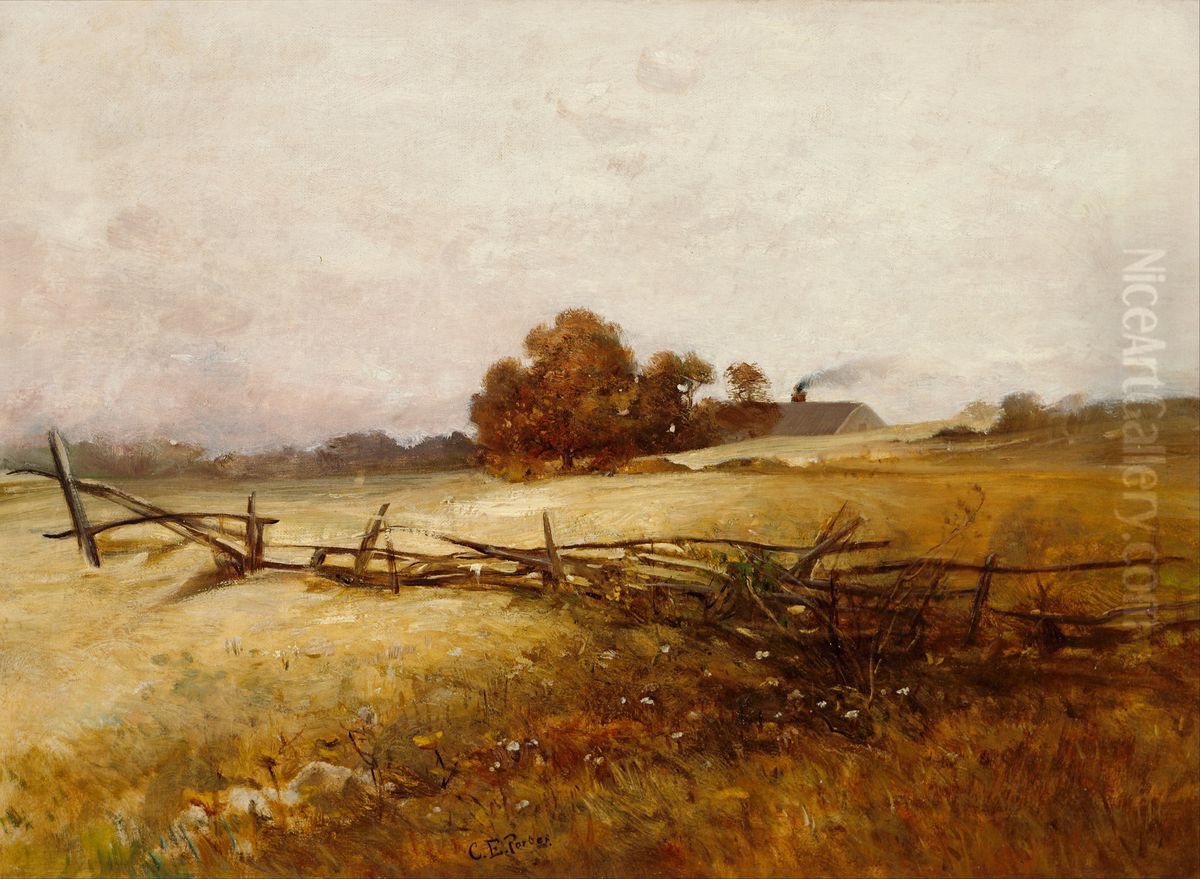 Autumn Landscape Oil Painting by Charles Ethan Porter