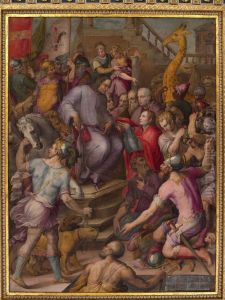 Lorenzo the Magnificent receives the tribute of the ambassadors