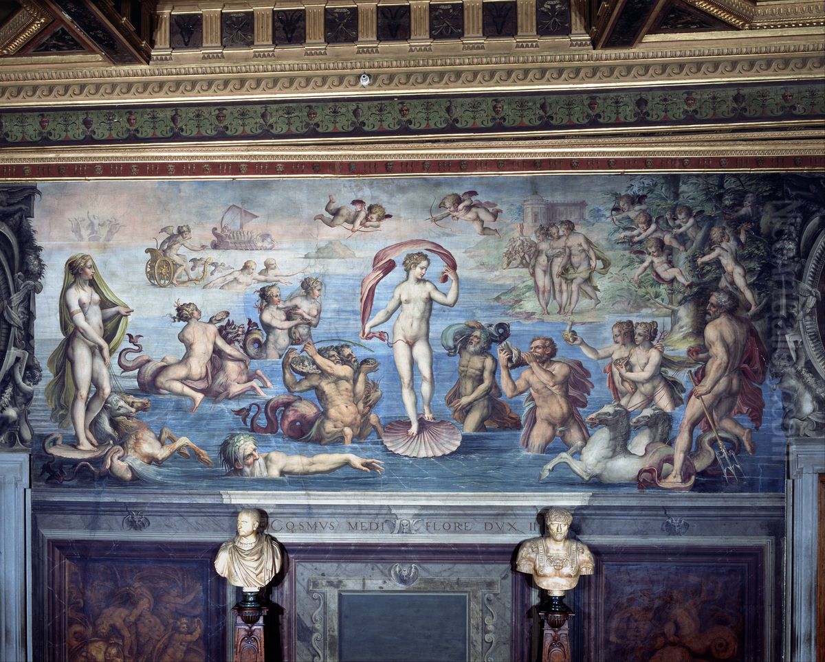 The birth of Venus Oil Painting by Giorgio Vasari