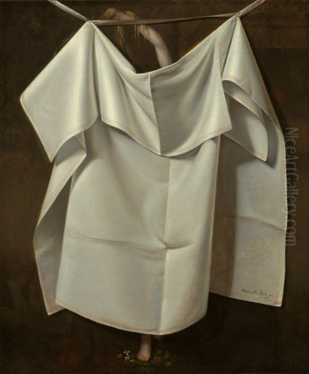 Venus Rising From the Sea---A Deception Oil Painting by Raphaelle Peale