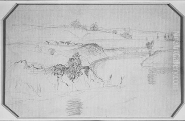 Waiheke, E side Oil Painting by Charles Heaphy