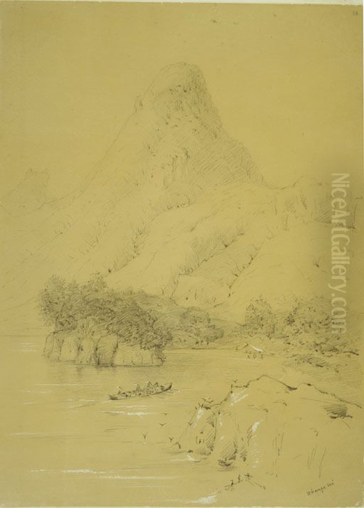Whangarei Oil Painting by Charles Heaphy