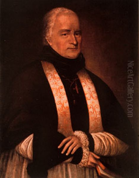 Portrait of John Carroll Oil Painting by Joshua Johnson